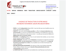 Tablet Screenshot of a4traduction.com